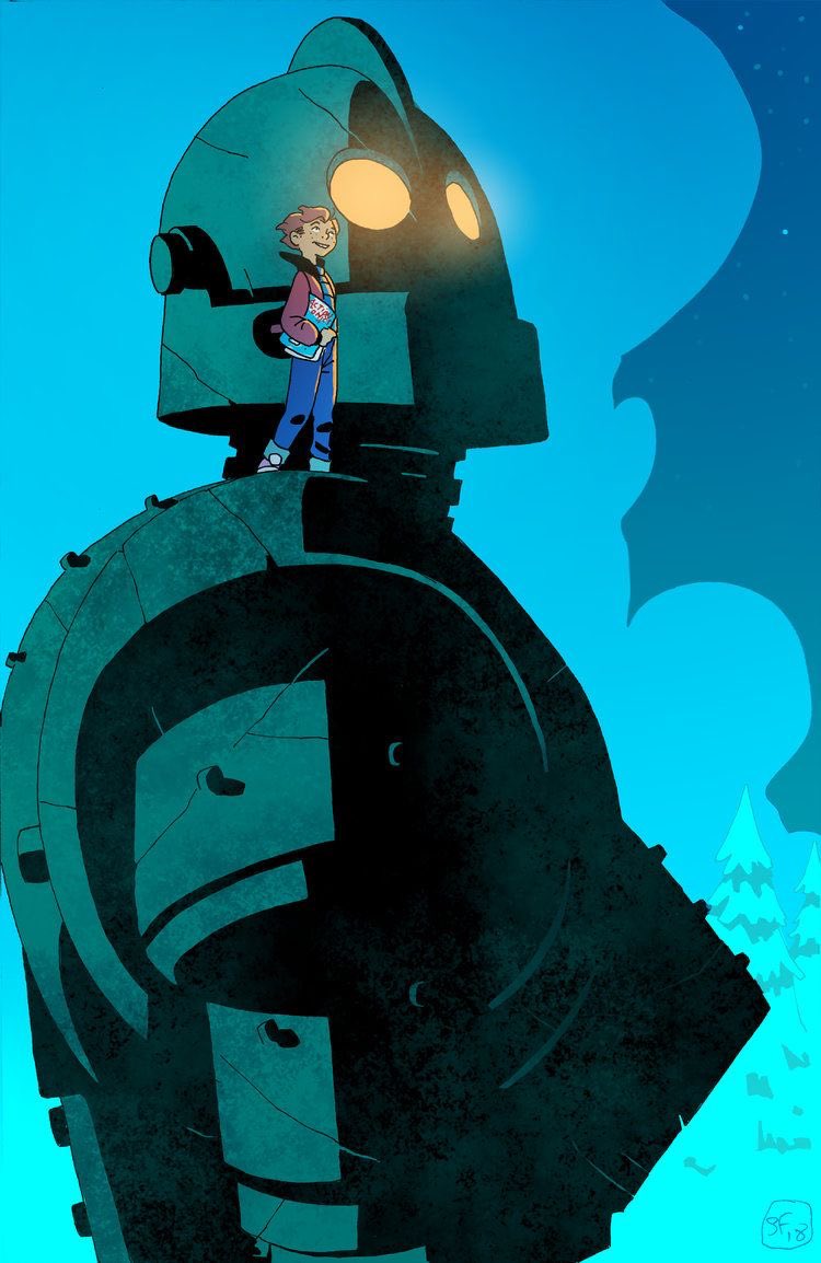 DJames947740's tweet photo. The Iron Giant X Hogarth https://t.co/UvZhOVAPAz
