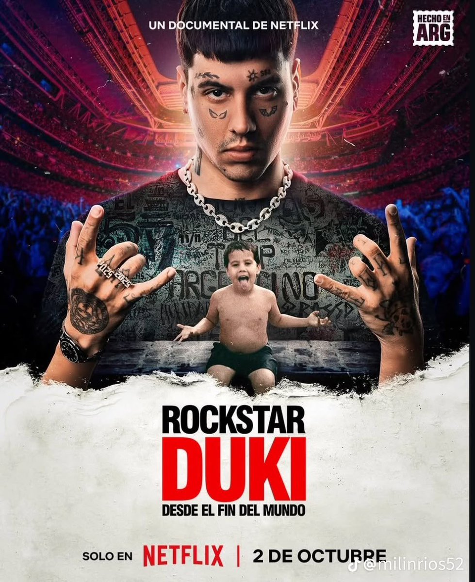 backstageonair's tweet photo. 🏟️ DE LAS PLAZAS A RIVER: LA HISTORIA DE #DUKI QUE LLEGA A #NETFLIX https://t.co/5A6zSoaDLf