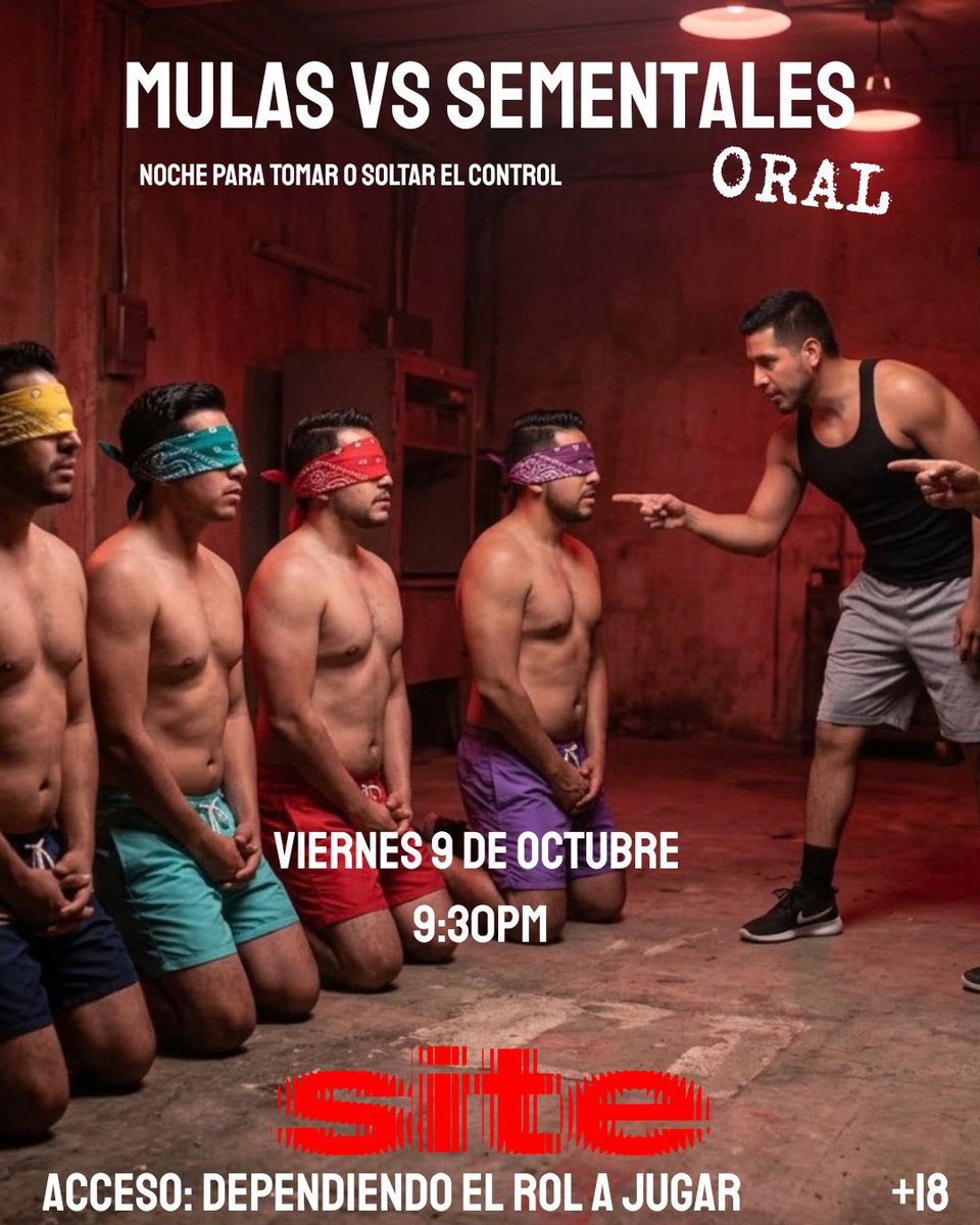 SiteCDMX's tweet photo. 🔥🐴 MULAS | VIERNES 9 OCT 🐴

4 RONDAS 🔥
⏰ 9:30PM–2AM

🐴 Fijas: 4 rondas
🐴 Rotativas: 2 rondas
🔥 Activos: todas las rondas

⚠️ Lugares limitados. Reserva.

📍 SITE CDMX | Metro San Antonio L7
📲 562 962 9815 https://t.co/mYwMDM5SKB