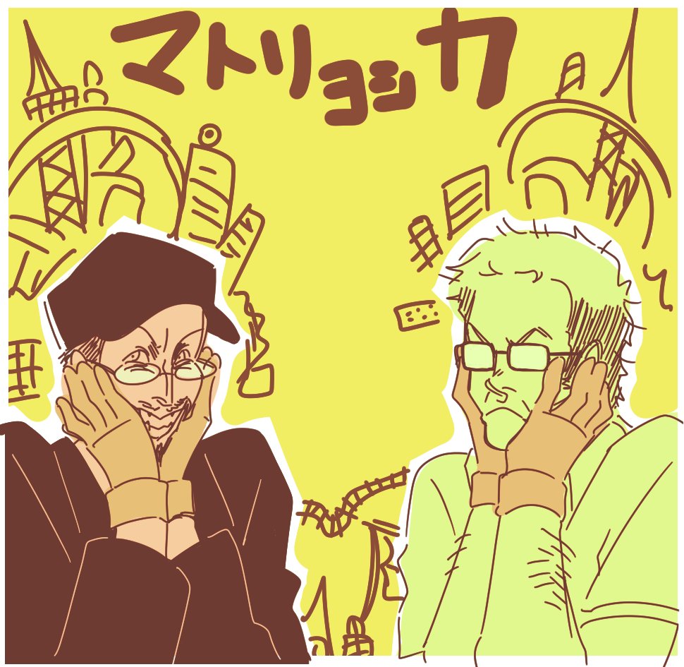 awfulwizard's tweet photo. got a text from my mom asking if i was doing alright lately while i was drawing nostalgia critic AVGN matryoshka https://t.co/l76XBTlOaR