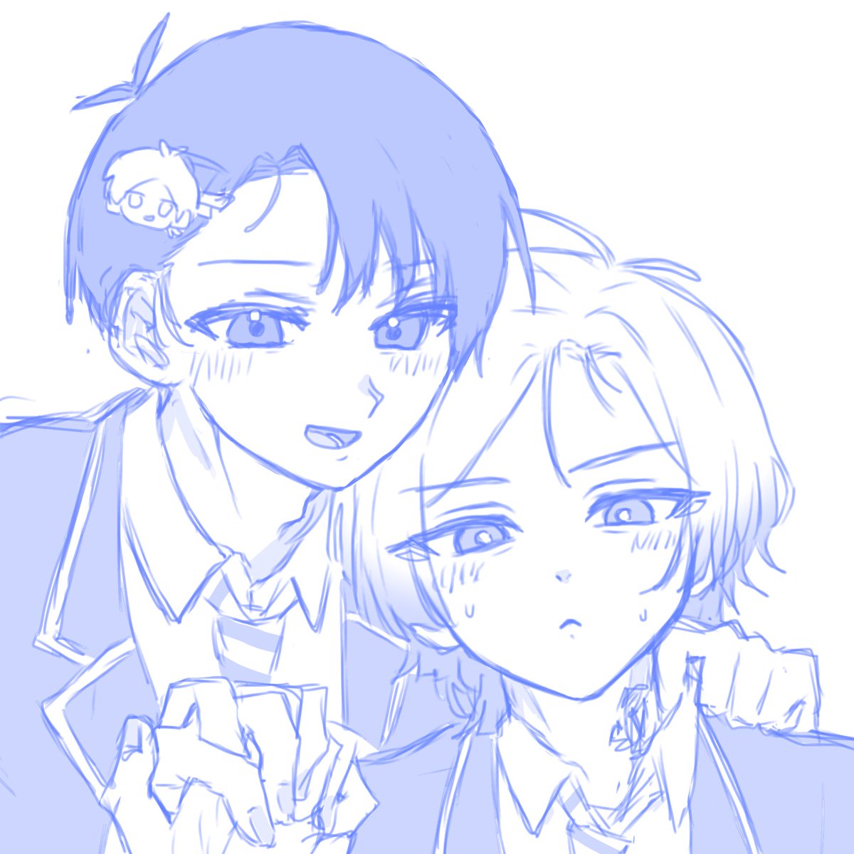 4orzIII's tweet photo. iski 学パロ https://t.co/bAeQ9VYSI6