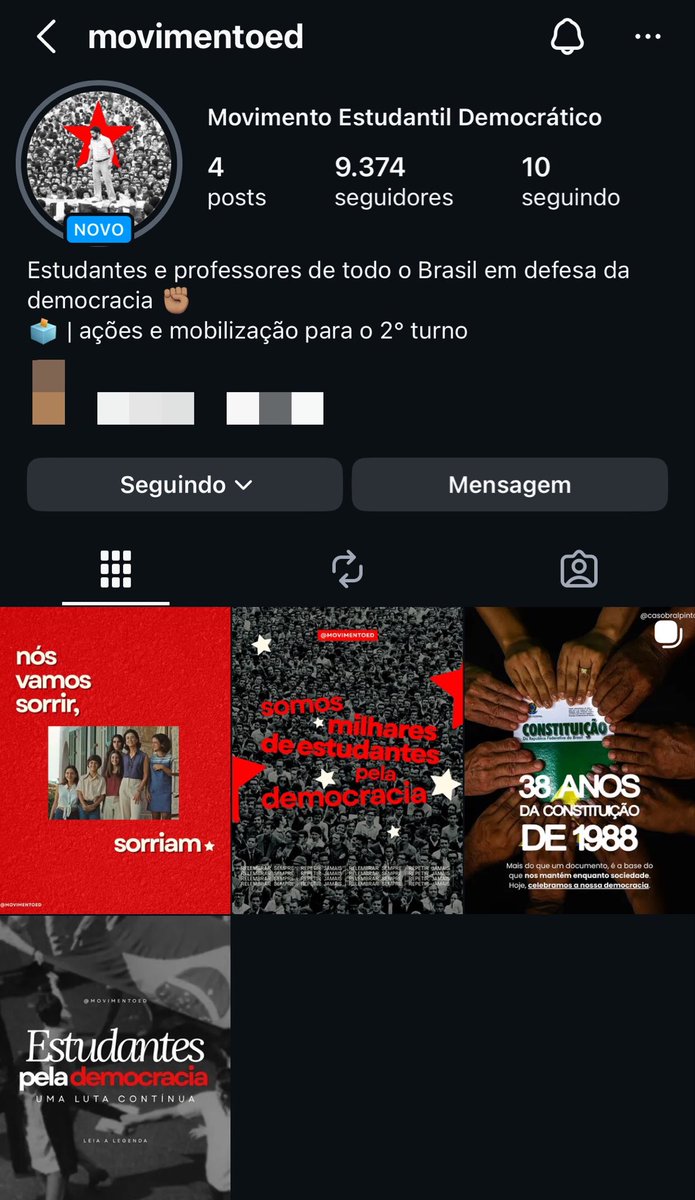 youthorie's tweet photo. QUASE 10 MIL SEGUIDORES NA PÁGINA DO MOVIMENTO ESTUDANTIL DEMOCRÁTICO❕

AJUDEM SEGUINDO A CONTA NO INSTAGRAM: @/movimentoed
🔗https://t.co/Jef0YYkVD7 https://t.co/58rFjhjSS8