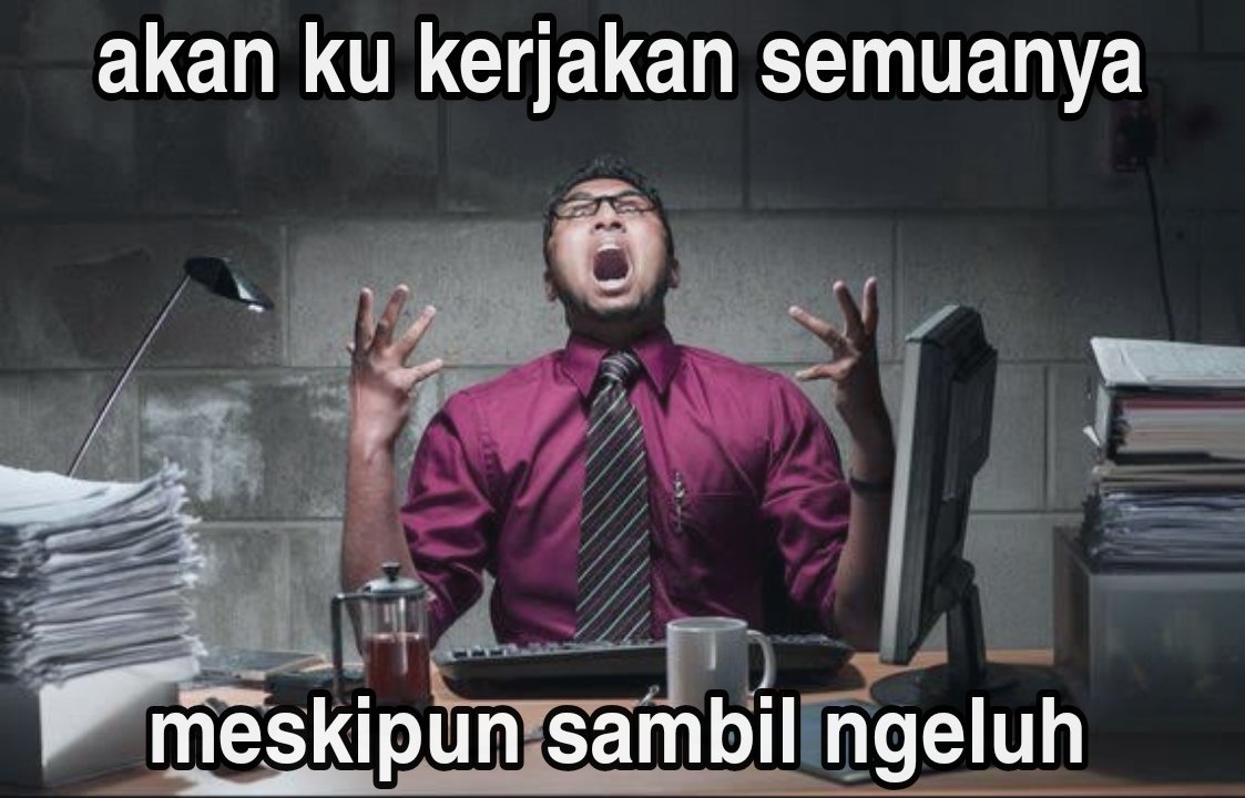 taqibalqibul's tweet photo. Yg penting beres https://t.co/VDbCS32vCk