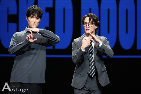 astage_ent's tweet photo. 【STAGE】役者魂をご堪能いただきたい🔥
#上田竜也 #川島如恵留 主演‼️
舞台『#ノッキンオン・ロックドドア THE STAGE』
ゲネプロ＆取材会
https://t.co/b7jhTS3OvS
 
#川島海荷 #入江甚儀 #提幸彦 https://t.co/7z9bfTSmw1