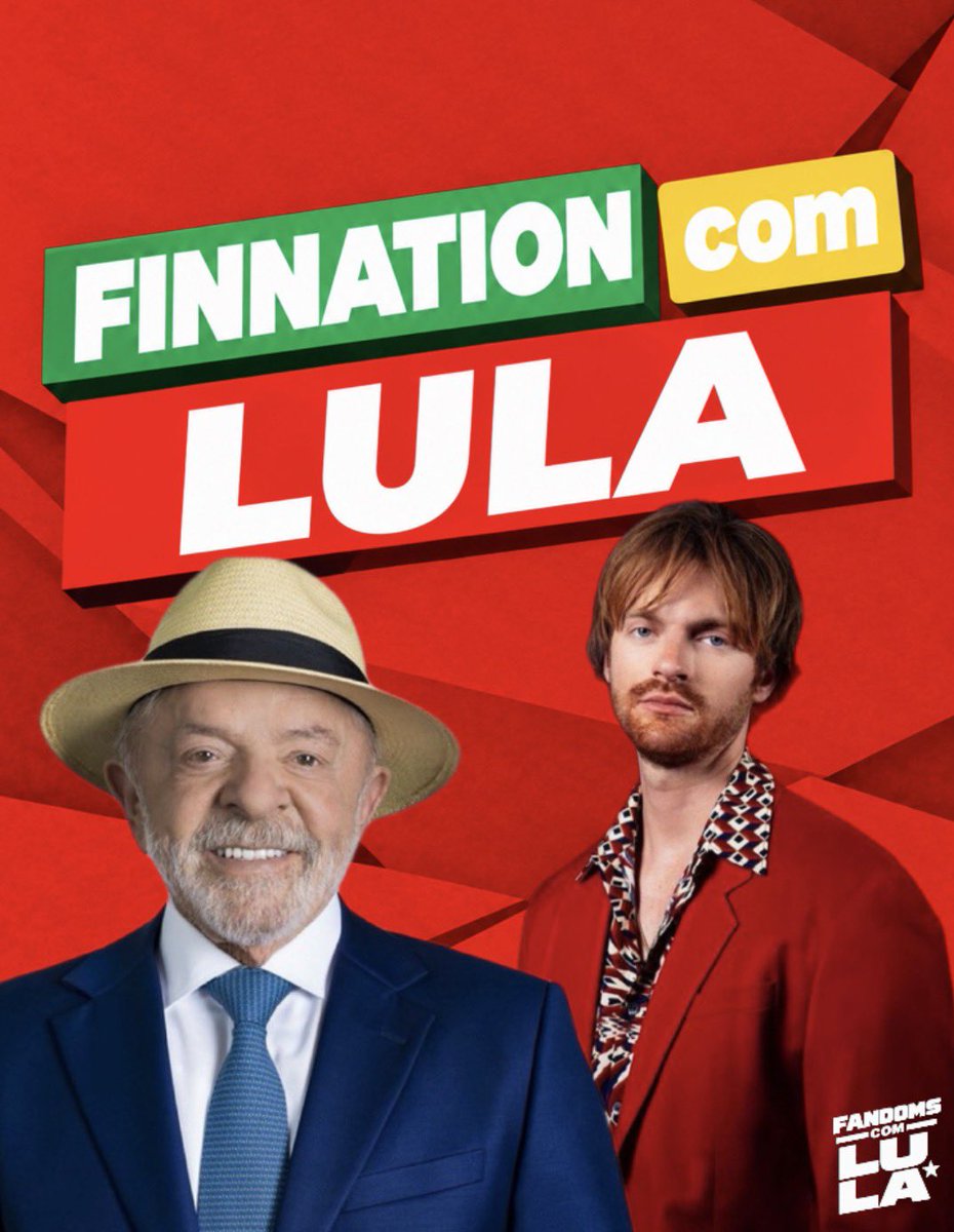 acervofinneass's tweet photo. FINNATION com Lula⭐️❤️

Por um Brasil melhor. Por um Brasil para todos. Por um Brasil onde ninguém fica para trás!

SEGUNDO TURNO É LULA!⭐️

#FandomsComLula https://t.co/1JmU6DSD1q