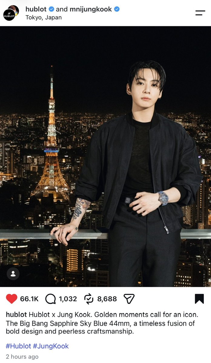 1BforJK's tweet photo. #จองกุก รับคอลแลบโพสต์จากบัญชี .@Hublot ทาง Instagram แล้วค่ะ!! ⌚️😍

มาร่วมกันให้เอนเกจทุกช่องทาง ไม่ว่าจะเป็น Instagram, X และ Facebook ❤️‍🔥❤️‍🔥🔥🔥

JUNGKOOK FOR HUBLOT
#JUNGKOOKxHUBLOT
#JUNGKOOK #정국 https://t.co/vQ8K1Ql3cR