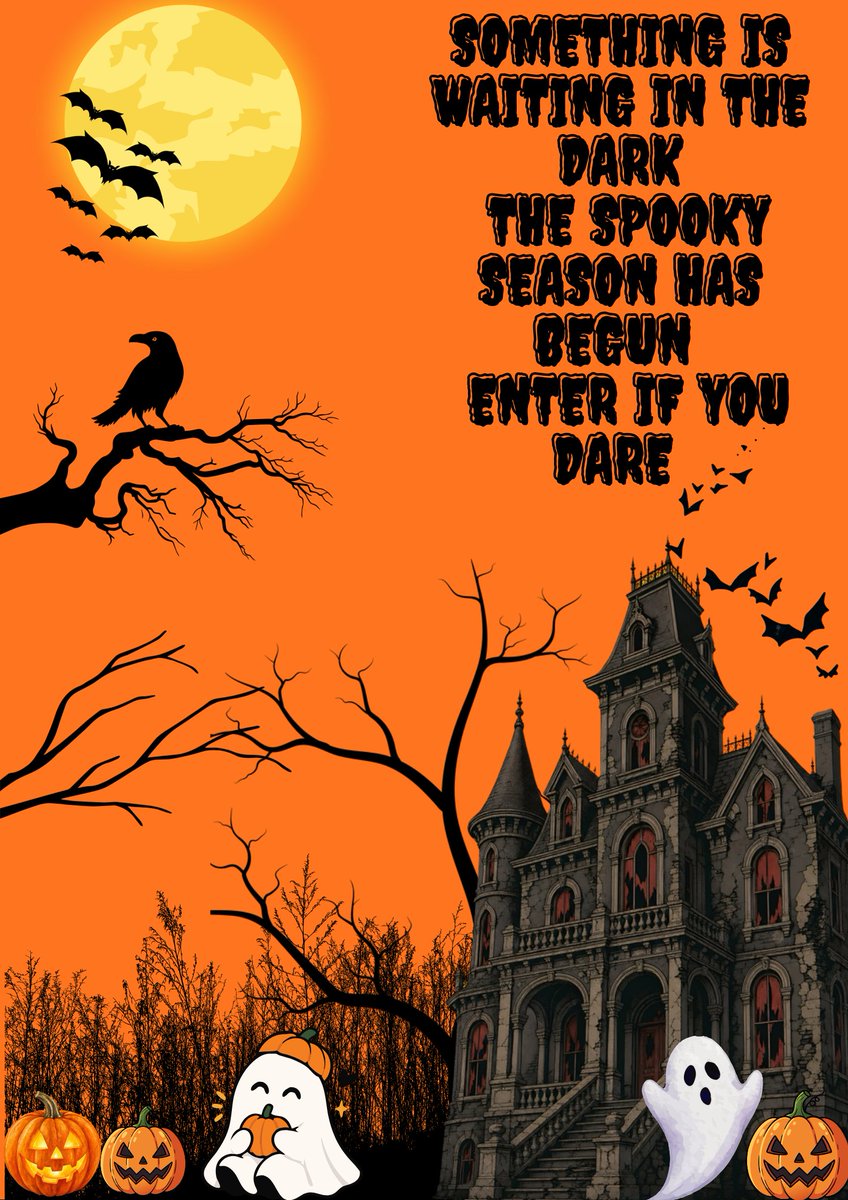 MiyaruneVT's tweet photo. Spooky season is finally here! 🎃👻🖤
 A little haunted, a little cute~ ✨
 Are you ready for some Halloween vibes? 🎀🎃 https://t.co/V94cmZW1WJ