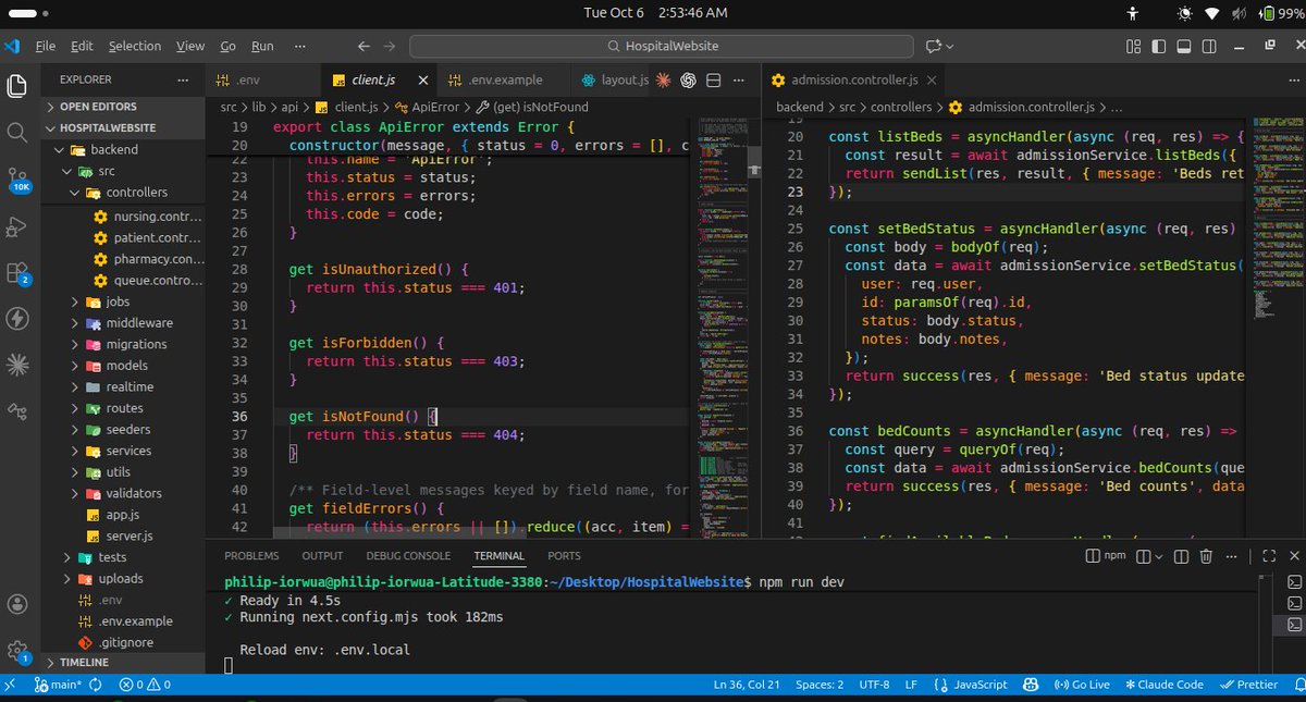 PIorwua12080's tweet photo. Day 25 of #30DaysOfCode. After a hectic day in @blockfuselabs , I still had a task to finish building a fully functioning full Stack hospital platform, with the implementation of database, this night, no sleep, no rest. Still building now...
@blockfuselabs #WebDevelopment https://t.co/xEMsHyRy1Q