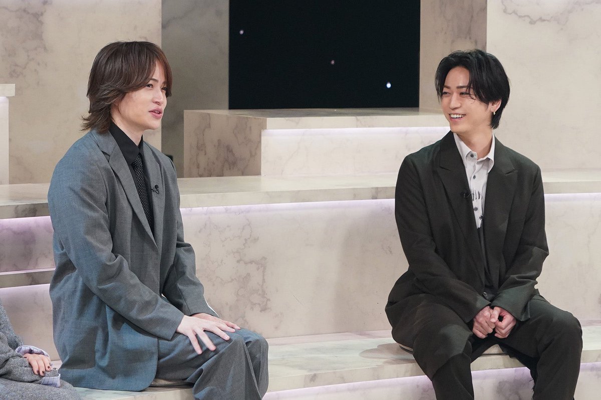 modelpress's tweet photo. 亀梨和也「夜の音」登場❗️

timelesz菊池風磨に熱いメッセージ
KAT-TUN解散後の意外な苦悩
https://t.co/SK5sMdJrjR

亀梨から熱いメッセージをもらった菊池が「そんなこと言っていただけるなんて。ちゃんと亀梨くんに届くように、精一杯やらせていただきます」と感激する一幕も。 https://t.co/glUS2Z4eJl