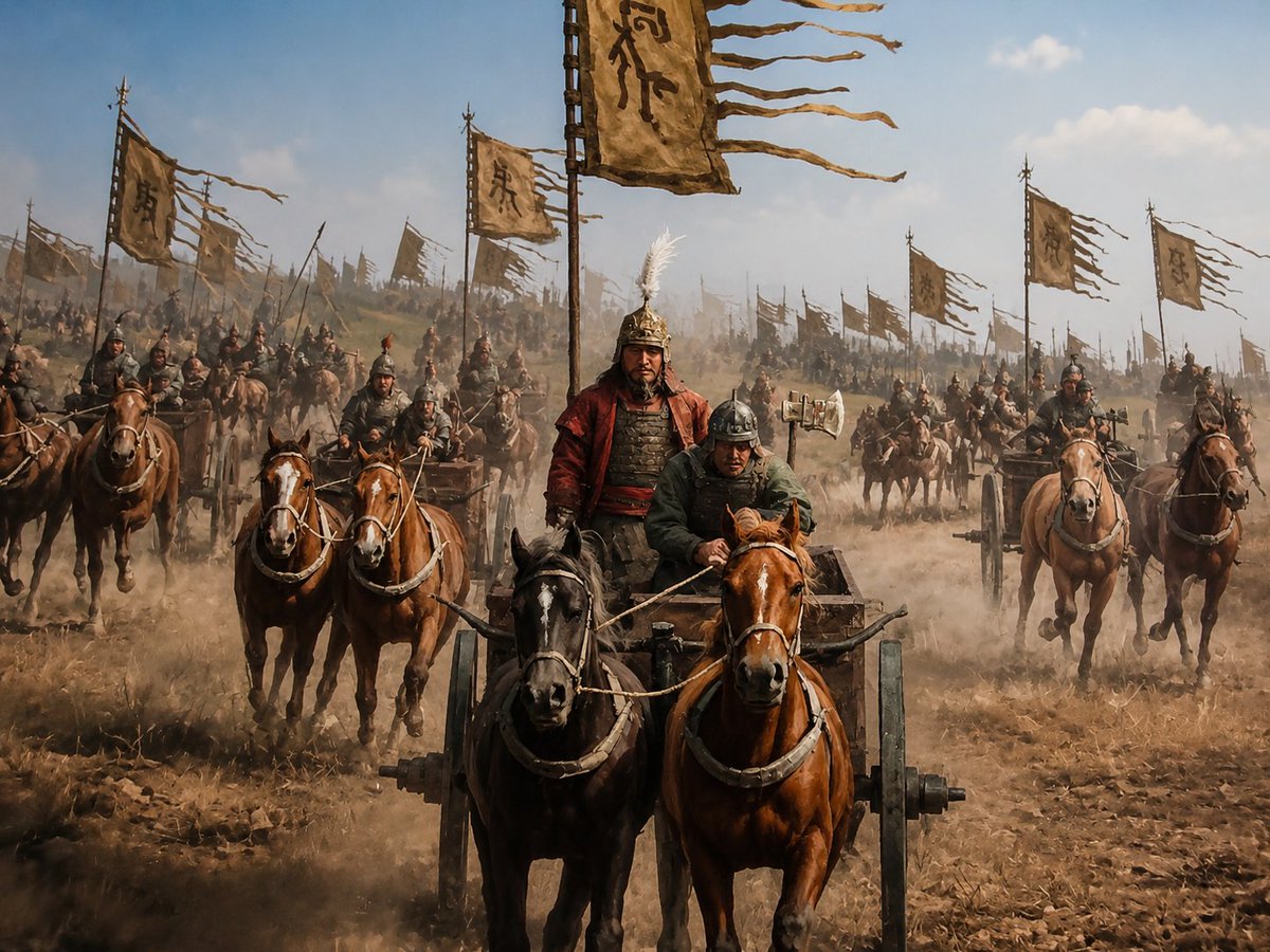 hh_ffgh's tweet photo. the shang chariot force. in correspondence with prof. zhu fenghan, prof. jessica rawson explicitly noted that the relationship between late shang (anyang) and the northern steppe resembled that between rome and the germanic tribes, or the hittites and the mitanni charioteers. https://t.co/dB1DDd8whY