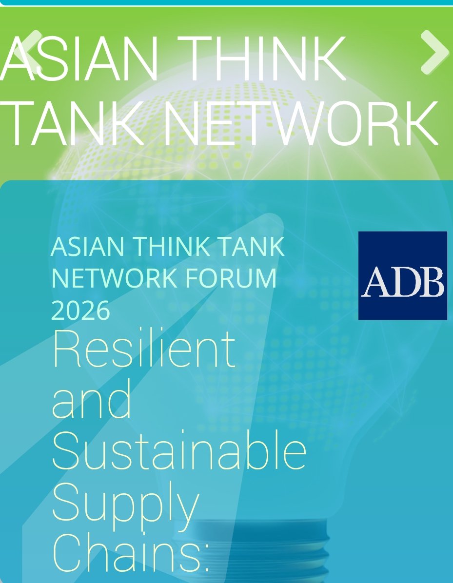 ERodDev's tweet photo. Today the 2026 Asian #ThinkTank Network opens to discuss how sustainable &amp; resilient supply chains can become through foreign direct investment #FDI. Asia's export growth has to adapt a changing world. See program https://t.co/bgrSz3ROMU @ADBInstitute @ADB_HQ @UNESCAP @ISASNus https://t.co/aSAywIZmR4