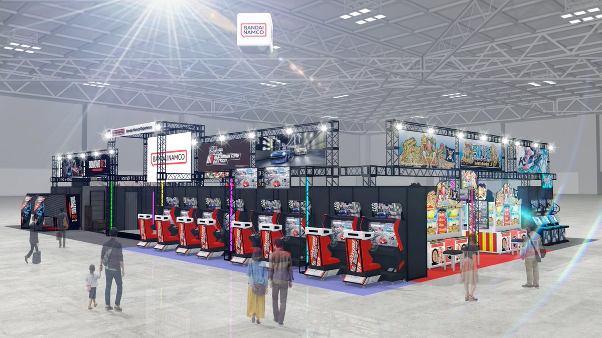 bnam_jp's tweet photo. ／
国内最大級のアーケードゲームの祭典
アミューズメントエキスポ 2026✨
＼

📢出展タイトル大公開
https://t.co/uBqvQPJMIi

開発中の新作ゲームを体験しよう🎉

#アミューズメントエキスポ https://t.co/RovzGzVn68