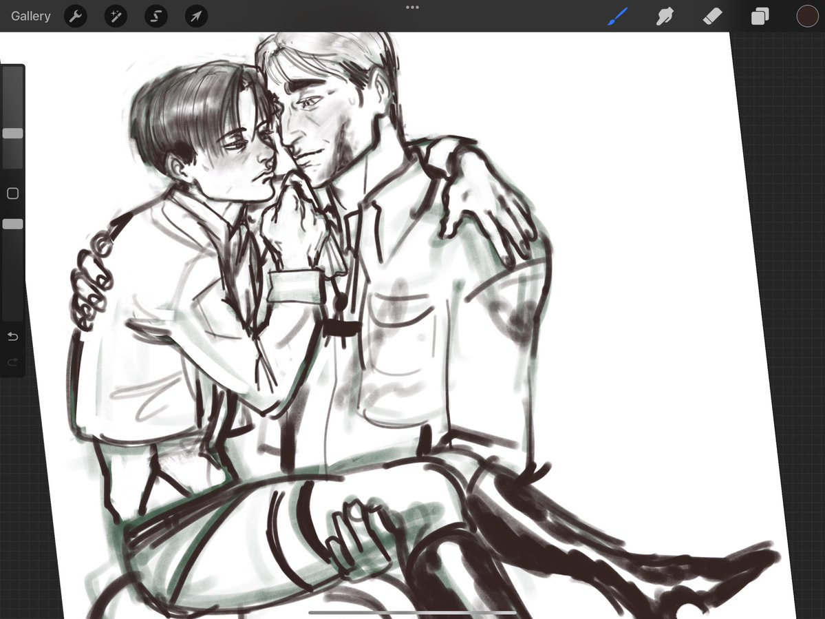 stewiefamily837's tweet photo. Nothing like cleaning blood off baes Face 😊😊😊😊🤣😳😳❤️🥂Eruri https://t.co/KldgFx2XLU