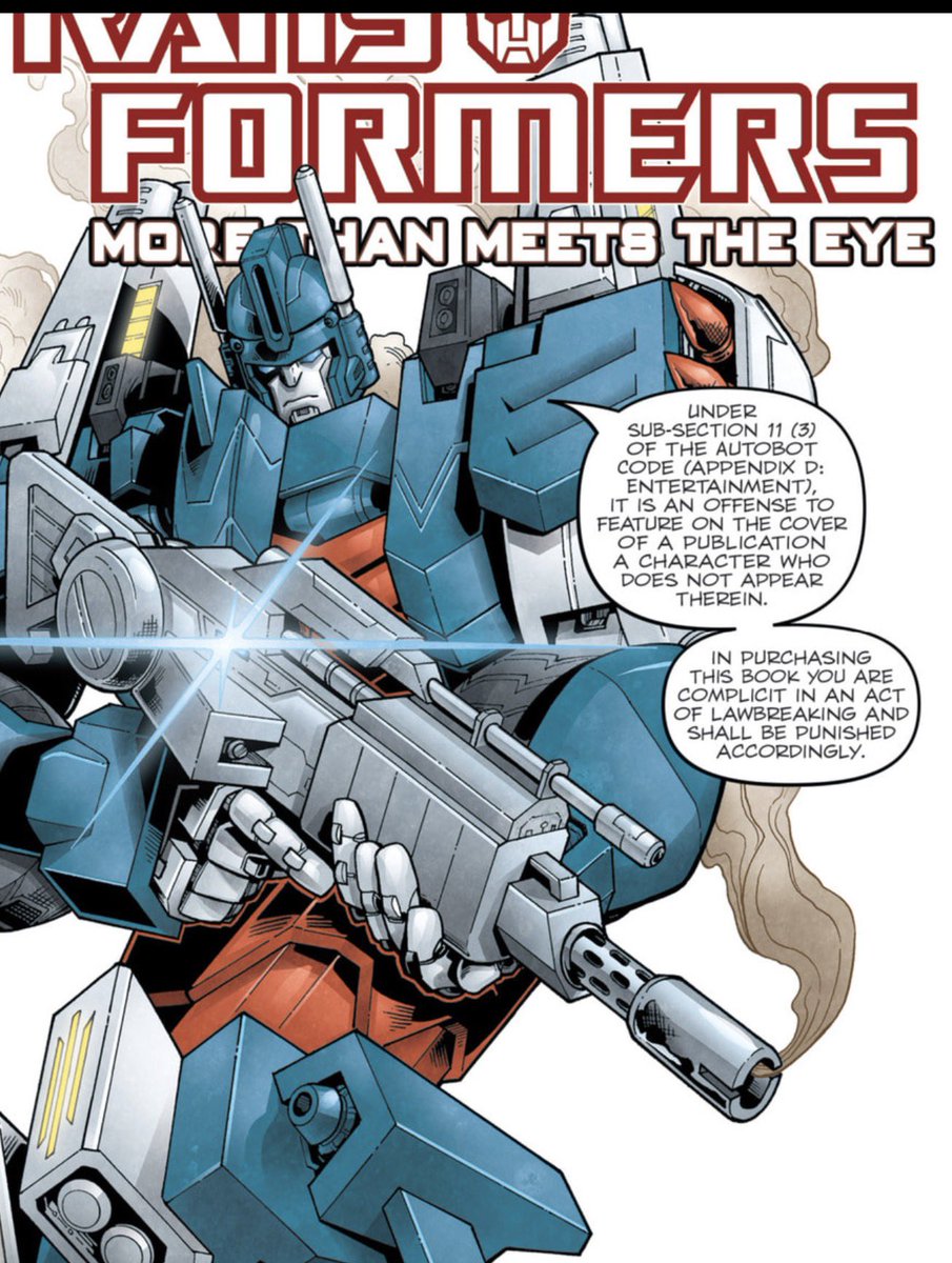 RussWehnerJr's tweet photo. @Skywarp555 I’m fine with it just the way it was. Let the crew of the Lost Light have their moment(s). It allowed Roberts to tell the story that he had wanted to. 

Despite the violation of the Autobot Code that occurs with issue 6 of Unicron. https://t.co/0eUfqh57g4