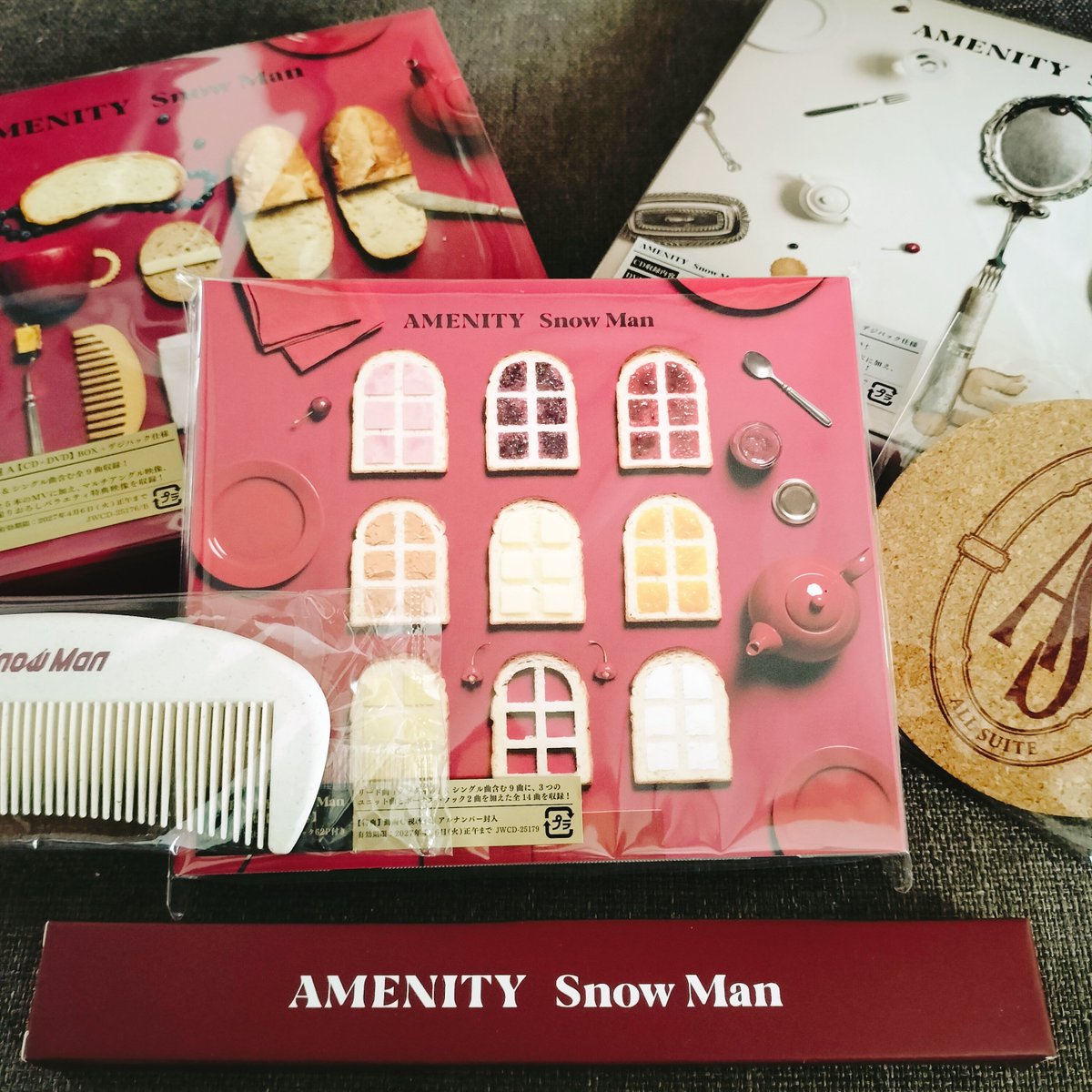 BlueOfAugust's tweet photo. フラゲ 届いた🏨🪥
さっくんタギれます！

たぎってきます🔥
#SnowMan
#AMENITY_6thAL https://t.co/EW41cbONi3