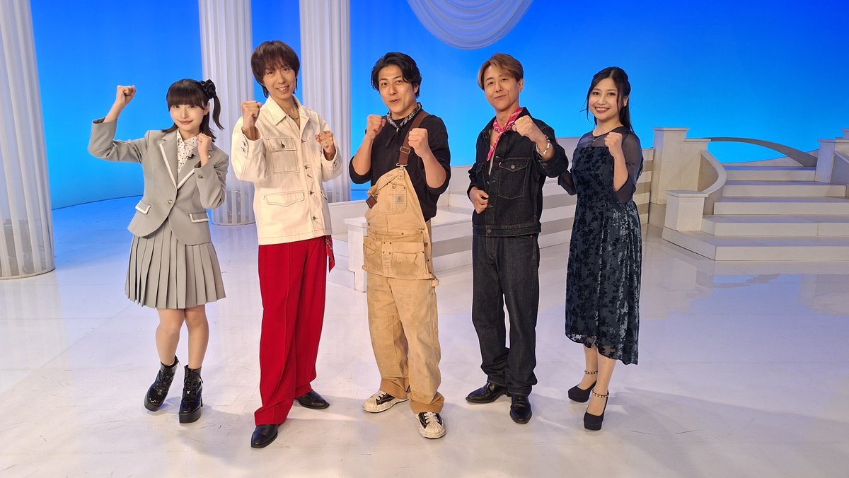 Reiwa_kayou's tweet photo. 💐令和歌謡塾💐
明日、10月7日放送です📺
▷ #門松みゆき さん「 酒、ほろほろ… 」 #酒ほろほろ
▷ #LASTFIRST さん「 #ガンバレトゥモロー 」
▷ #藤原浩 さん「 #ふりむき酒場 」
#BS日テレ 朝5時00分より放送🕓
#令和歌謡塾 お楽しみに!💫 https://t.co/FRxXjZmmx5