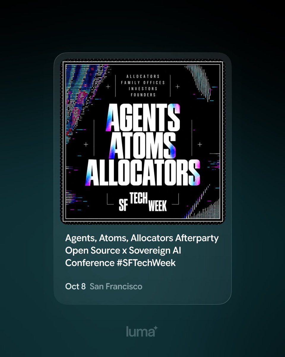 ipashkov's tweet photo. Don't miss best #techweeksf event https://t.co/3hay0C93Gc