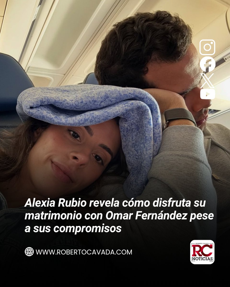 rcavada's tweet photo. Alexia Rubio revela cómo disfruta su matrimonio con Omar Fernández pese a sus compromisos
https://t.co/adWwwaJNZ0
#RobertoCavada #RCNoticias #OmarFernández #AlexiaRubio https://t.co/1toYHdXyNW