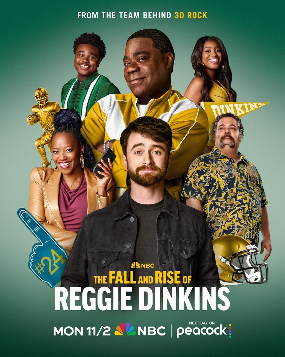 FilmFrontline's tweet photo. New poster for ‘THE FALL AND RISE OF REGGIE DINKINS’ Season 2 has been unveiled.
The series returns November 2 on NBC, followed by streaming on Peacock the next day.
#TheFallAndRiseOfReggieDinkins #TracyMorgan #CocoJones #ChrisRedd #PreciousWay #KaraYoung https://t.co/OtKCEAftam