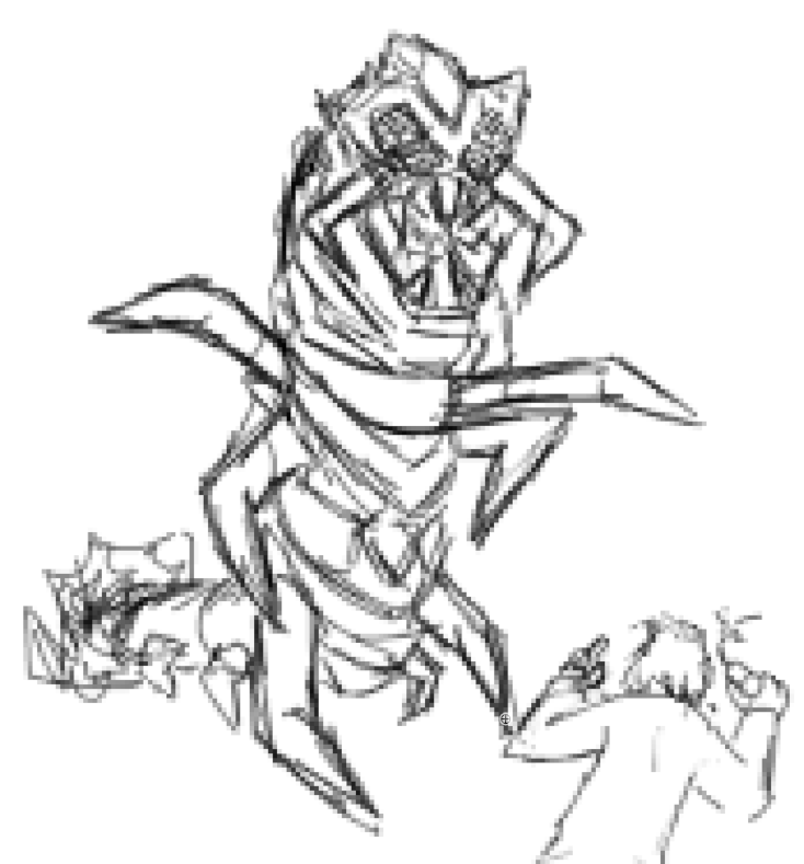 SmekkyLivesYayy's tweet photo. old #SJSM fanart of the weird bug guy
"Yeah, fuck you too!"
-R.J. MacReady, 1982 https://t.co/xF1h0kyZbM