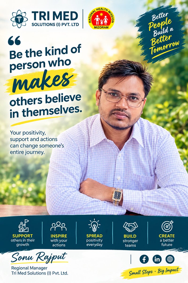 sonurajput10695's tweet photo. दूसरों को प्रेरित करें और मिलकर एक बेहतर कल बनाएं। 🤝
#Leadership #PositivityEveryday #SupportAndGrow #BetterTomorrow https://t.co/xyPXiT9UWI