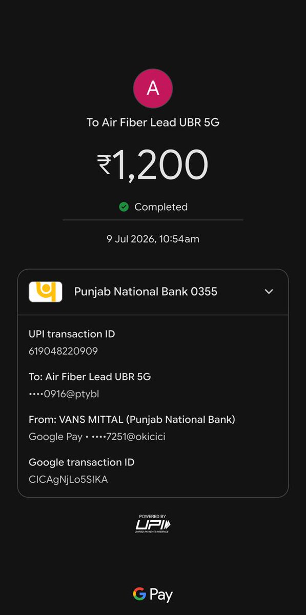 Vansh07m's tweet photo. Very disappointed with @reliancejio. I paid ₹2,121.64 on 9 July for Wi-Fi installation, which did not proceed. I received only ₹921.64 as refund on 11 July. The remaining ₹1,200 is still pending even after nearly 3 months. Please resolve this ASAP. https://t.co/lj4jGYudTw
