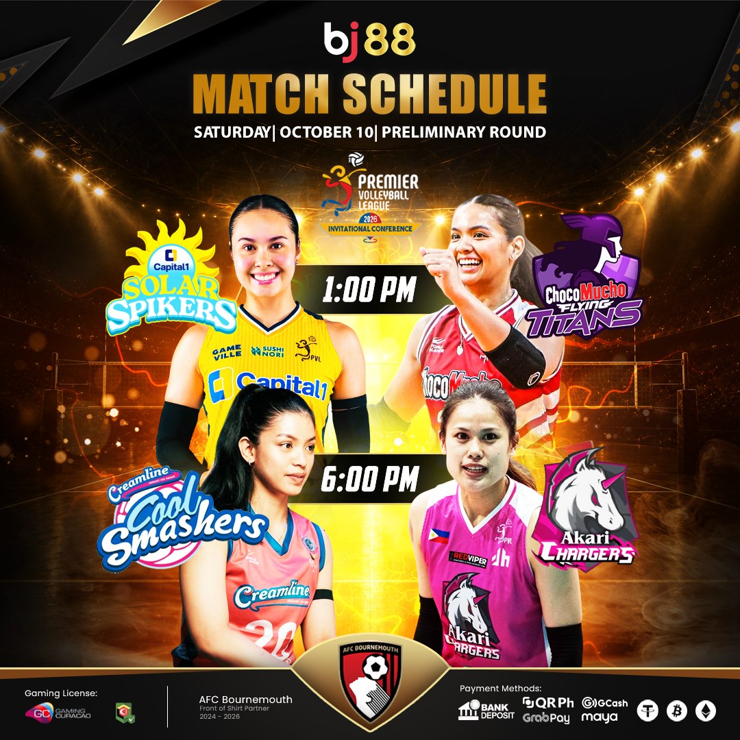 BJ88PHP's tweet photo. PVL COUNTDOWN 🏐 

Just 4 days to go! ⏳🇵🇭🏐

The PVL All-Filipino Conference 2026 is almost here, and the country’s volleyball stars are ready to bring the heat!🏐⭐️ https://t.co/avd4QexhmI