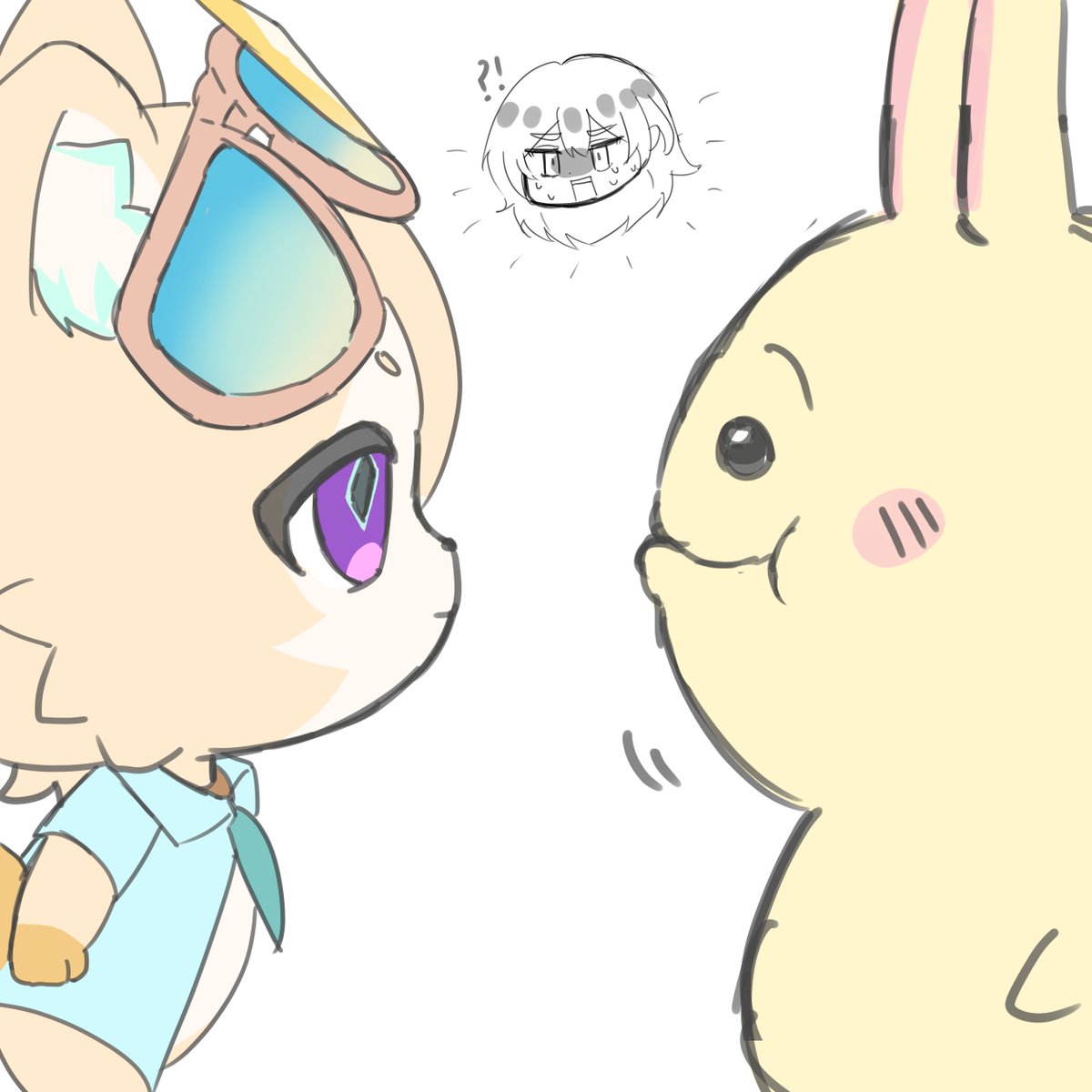 nemonemop_'s tweet photo. #wavecrest -kun vs usagi, who will be the winner?

#HonkaiStarRail https://t.co/YQNBUyjjp5