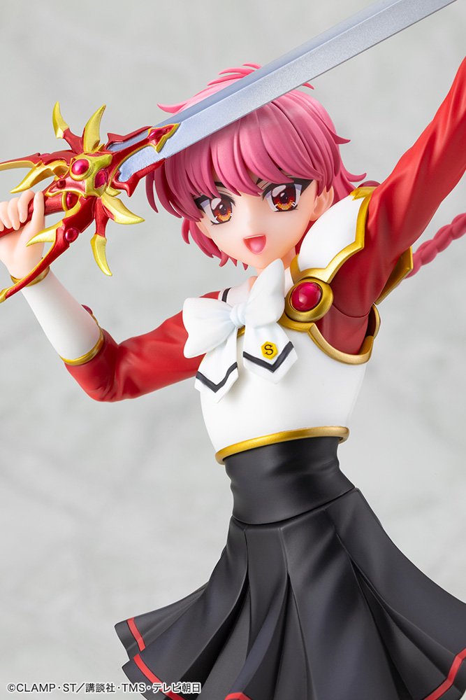 kotobukiyas's tweet photo. ╋━━━━━━━
　  予約開始
━━━━━━━╋

TVアニメ「#魔法騎士レイアース」より「獅堂 光」が1/7スケールフィギュアで登場！！

剣を手に、今にも駆け出しそうな軽やかな動きと、光らしい明るく元気いっぱいな表情を丁寧に表現しました✨
https://t.co/8VmjrrVau5

#MagicKnightRayearth https://t.co/8URLe5sPuI