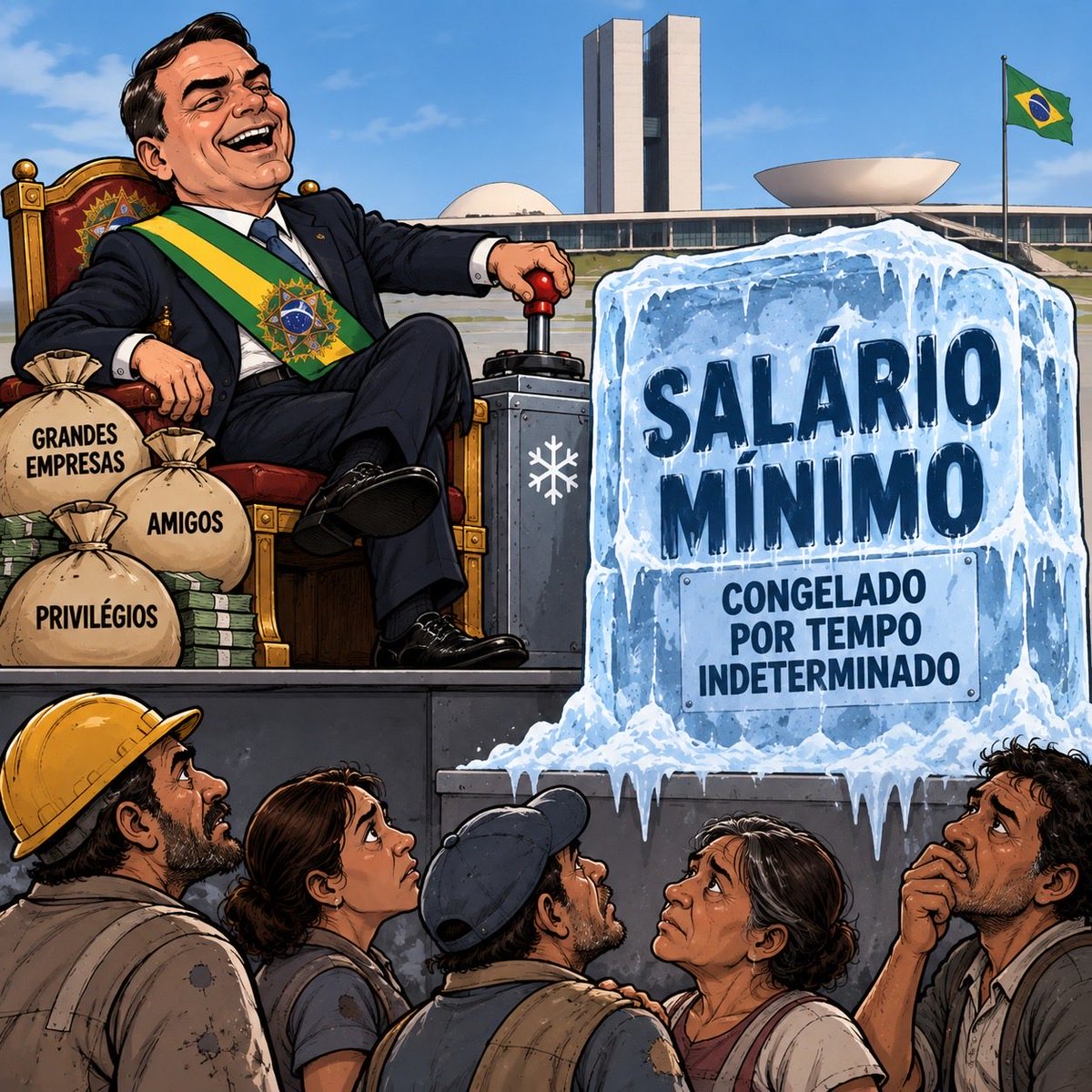 MabelFulgencio's tweet photo. Quem é trabalhador não vota em quem congela o salário mínimo vota Lula https://t.co/EO7AhdsjHr