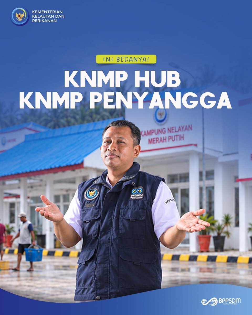 bppsdm_pusluhkp's tweet photo. #SobatBahari, sudah tau bedanya KNMP Hub dan KNMP Penyangga? Keduanya saling terhubung dalam satu ekosistem

#KKPGOID #SaktiWahyuTrenggono #KNMP #NelayanNaikKelas #BPPSDMKP #SDMKP @kkpgoid @saktitrenggono @bppsdm_kp @in_radiarta https://t.co/rixyPKOnYK