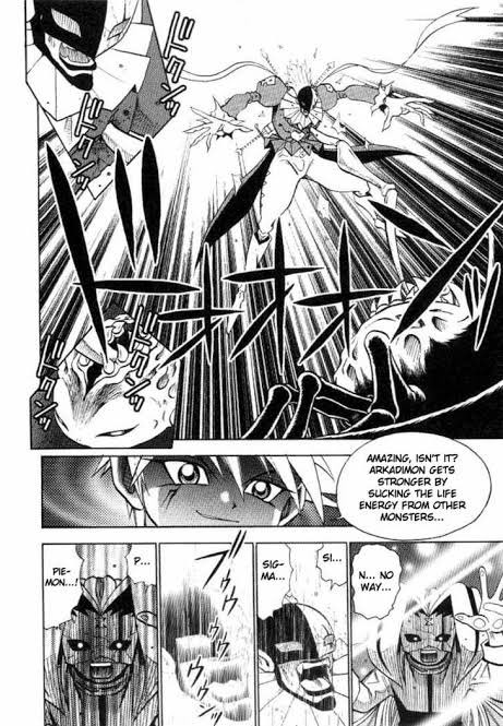 TrueFateDestiny's tweet photo. @Soyo_bean @DigimonWorldGuy I think this explains pretty much all you need to know about what kind of menace V-Tamer Arcadiamon was https://t.co/NGJpZDdy0x