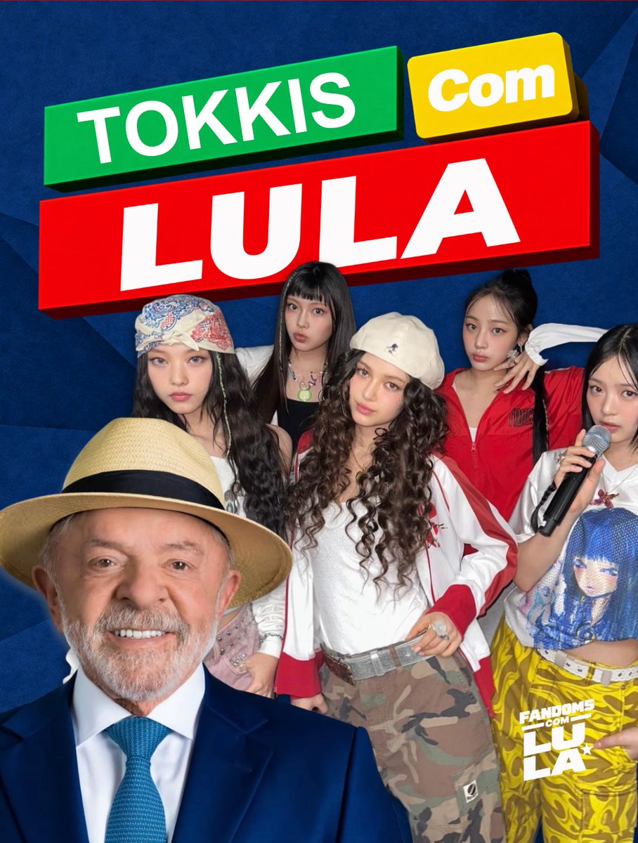 NewjeansTVille's tweet photo. Do mesmo jeito que nossas favs lutam a favor dos direitos trabalhistas delas, nós estaremos juntos na luta para vencer a extrema direita que ameaça a democracia do nosso país. Nós, tokkis, estaremos com o presidente Lula para o segundo turno!!

#FandomsComLula https://t.co/FZH0NNkpnE