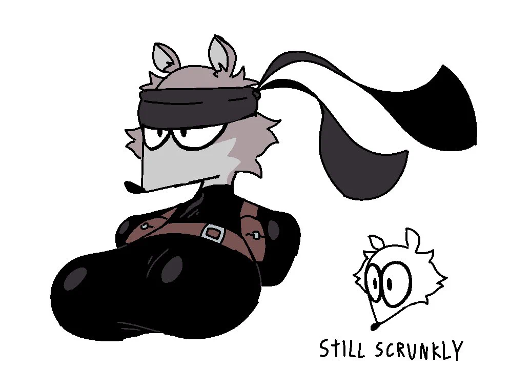 Solid... Raccoon, whatever I be doodlin BS at college https://t.co ...