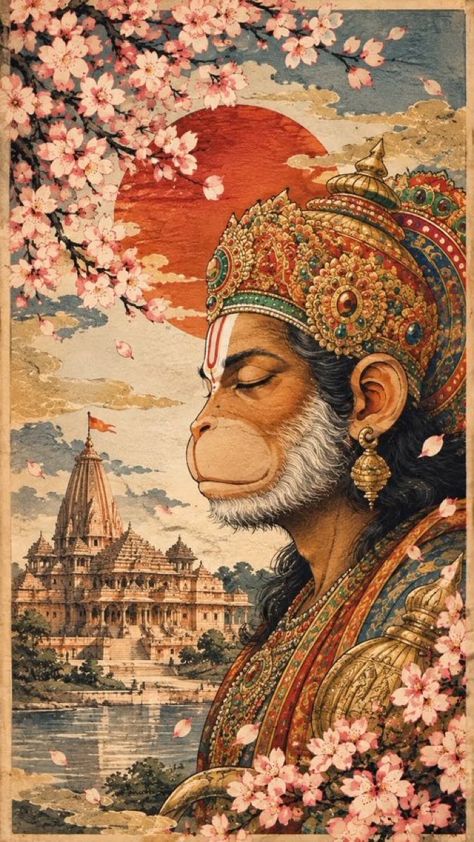 Smita69x's tweet photo. जय हनुमान 🙏🏼 https://t.co/0hQnz6Wexv