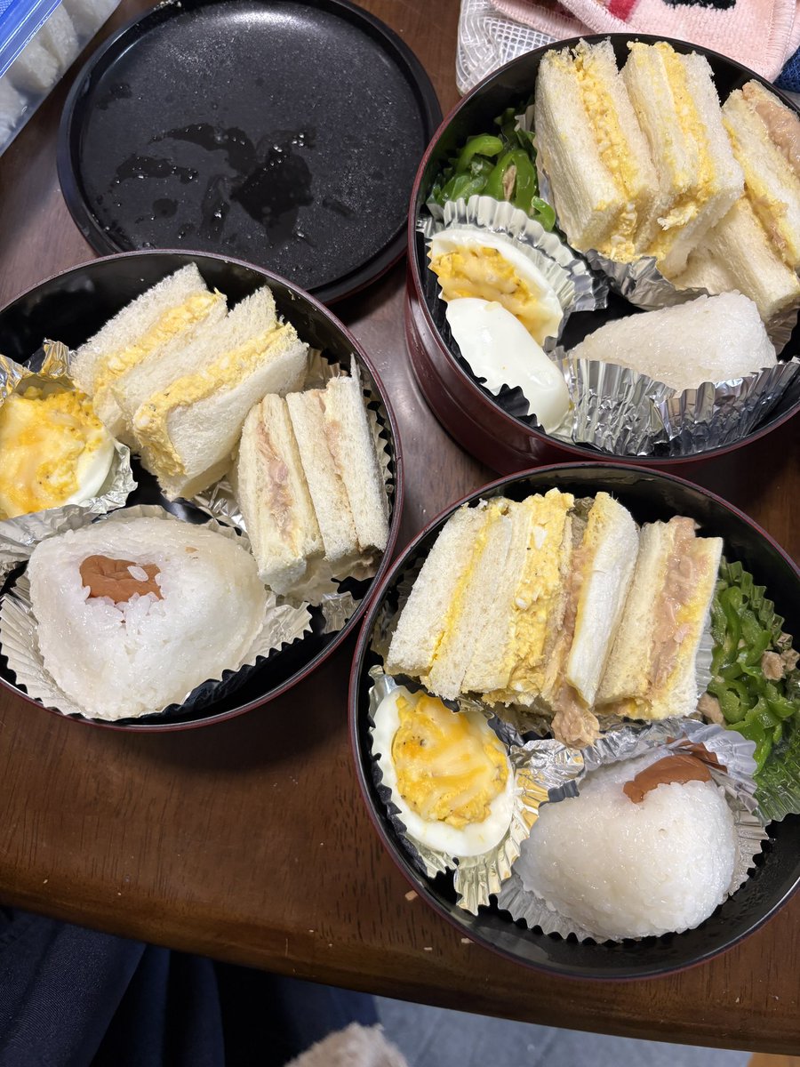 sstori's tweet photo. カラオケにいくのにお弁当をつくりました https://t.co/CYbAntSYUN