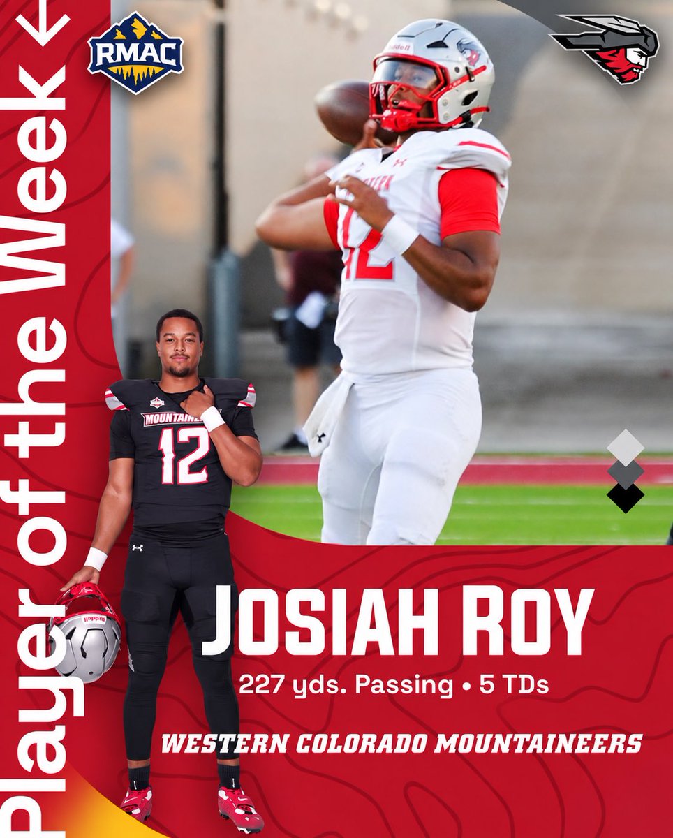 MountaineerFB's tweet photo. Roy was a catalyst for an offense that scored 52 consecutive points in Sat.'s win at NM Highlands

#BringYourMOJO #7723ft #ThinAirCrew #MountUp https://t.co/Lfik2yaq6Z