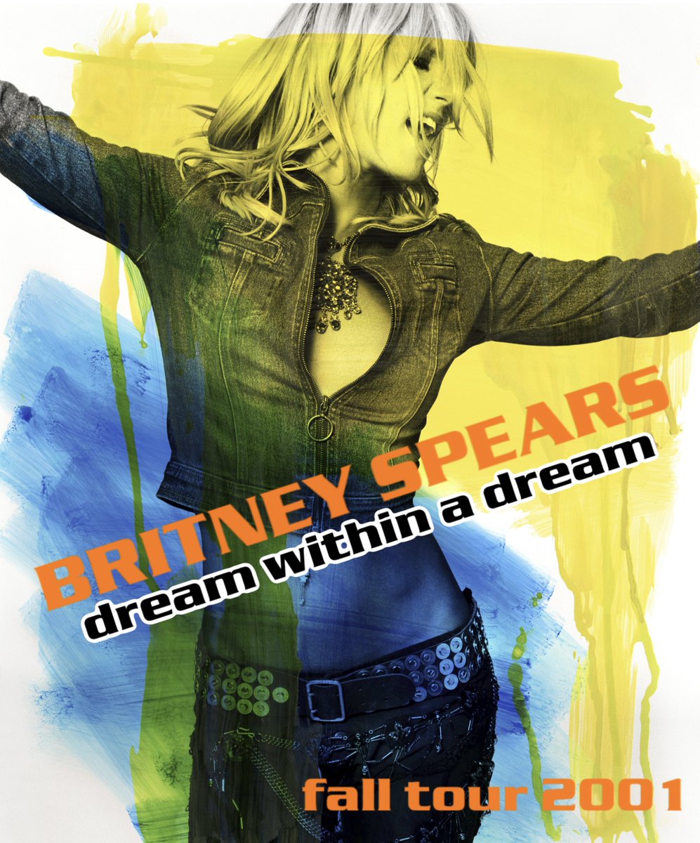 BSpears2001's tweet photo. ✨ DREAM WITHIN A DREAM TOUR ✨

Britney Spears is hitting the road this fall in support of “Britney”, her upcoming 3rd studio album! 🎤🇺🇸 

The 20-date US tour kicks off in Miami October 26th! More dates to be announced… 👀

Tickets on sale now 🎫
#Britney25 #BritneyTour ⭐️ https://t.co/hsECe6IrXf