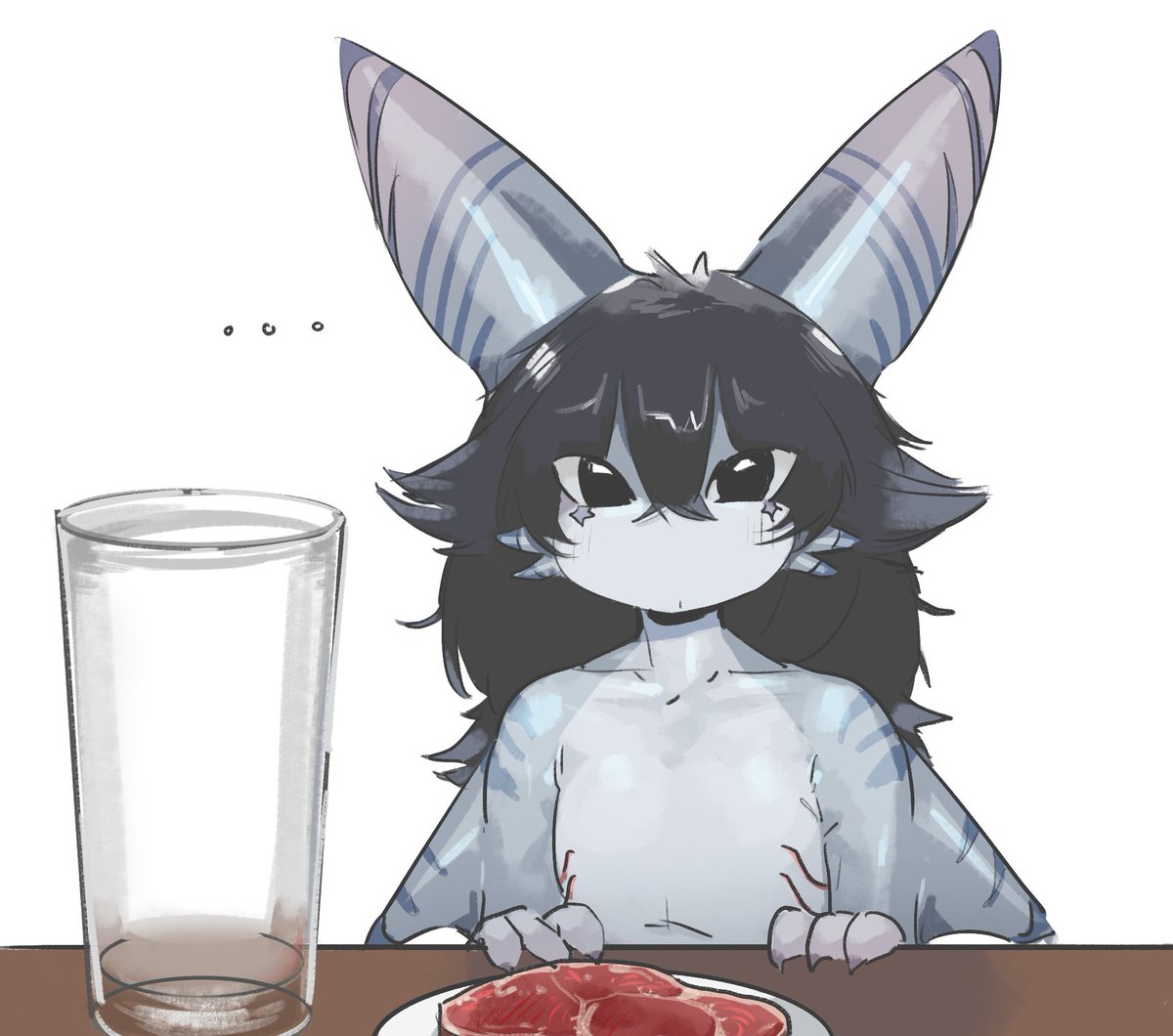 Cocoballsart's tweet photo. Dinner https://t.co/BOCqGgmVeb