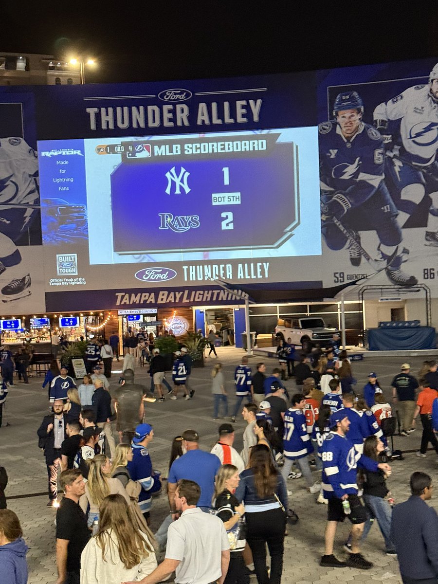 ThePaulDriscoll's tweet photo. Besides saying “Stanley Cup Champions”, this might be the best thing I’ve ever seen leaving a Bolts game. https://t.co/PGKX2dtT8R