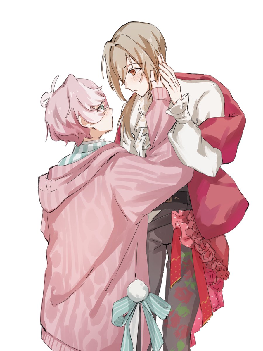 yuyumili555's tweet photo. 昨日上げたロマルドの文字なしと、若干🌹の目周りが変わる差分 https://t.co/4XkQ1nnjnx