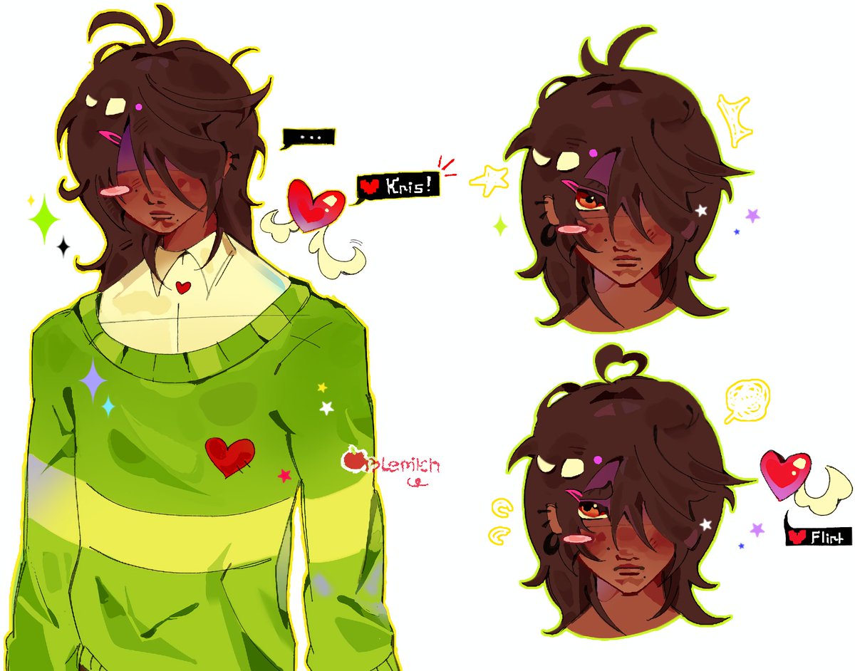 applemitchz's tweet photo. kris your moe is impactful #deltarune https://t.co/LRfoipLRno