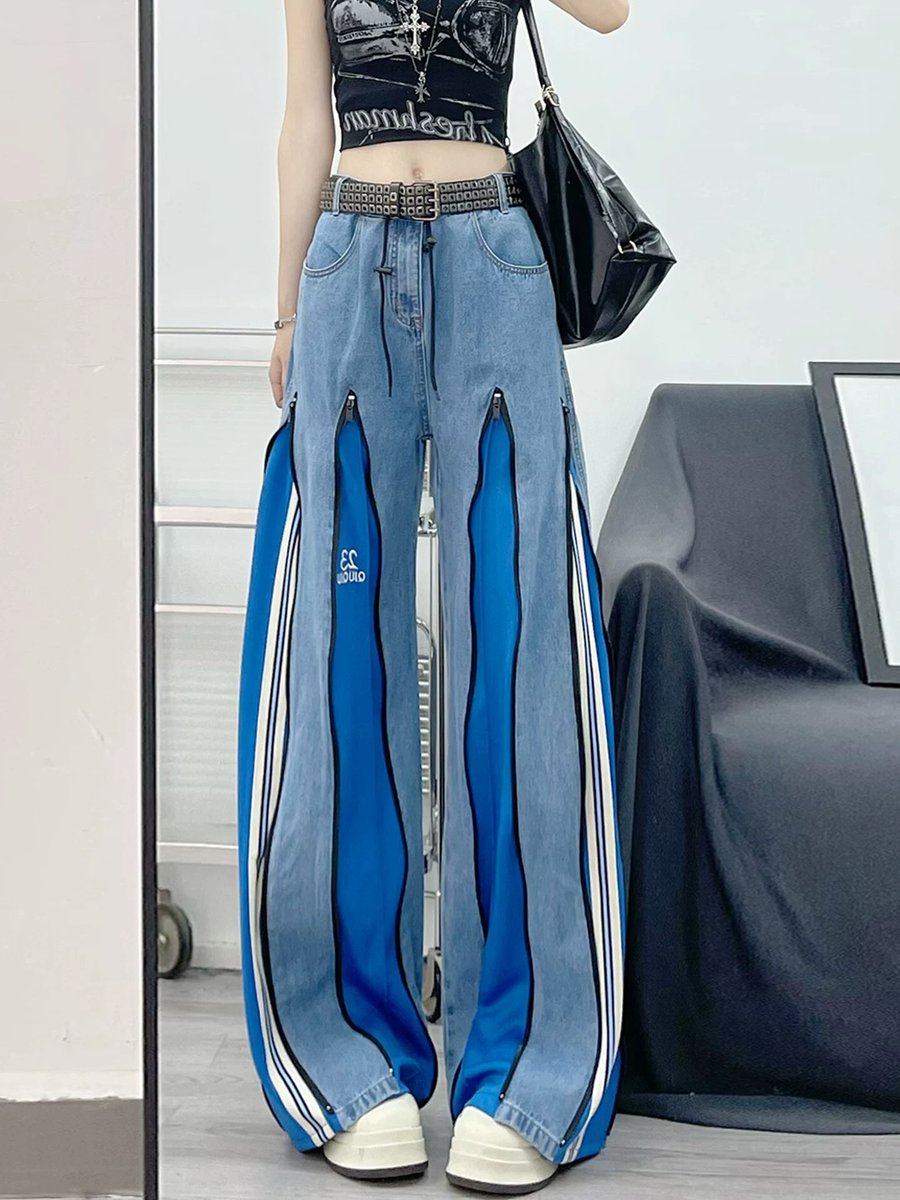 whgusrnjs123's tweet photo. [Got these cool jeans with a sleek leg line and subtle zipper details—total vibe!]， https://t.co/6Pm6gPWvkM