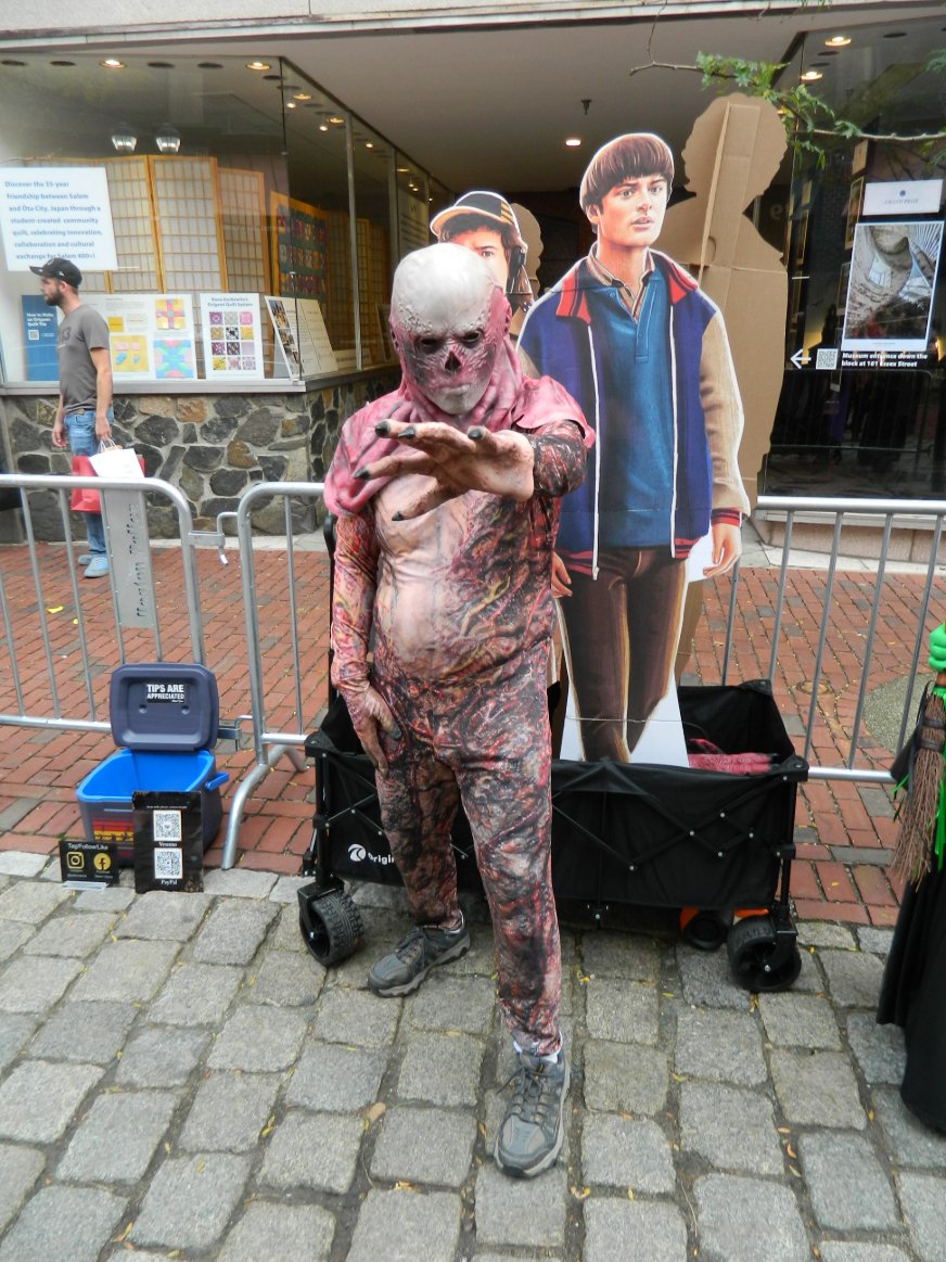 JohnBryanModica's tweet photo. I Was In Salem Once Again For My Halloween Project 2026. The Highlighted Charity For This Aspect Once Again Is: @hopeforukraine

#johnshalloweensojourn #salemma #salemmassachussets #halloween2026 #witchcity #halloweencostume #strangerthings #vecna #wickedwitch https://t.co/YuZvArqOlJ