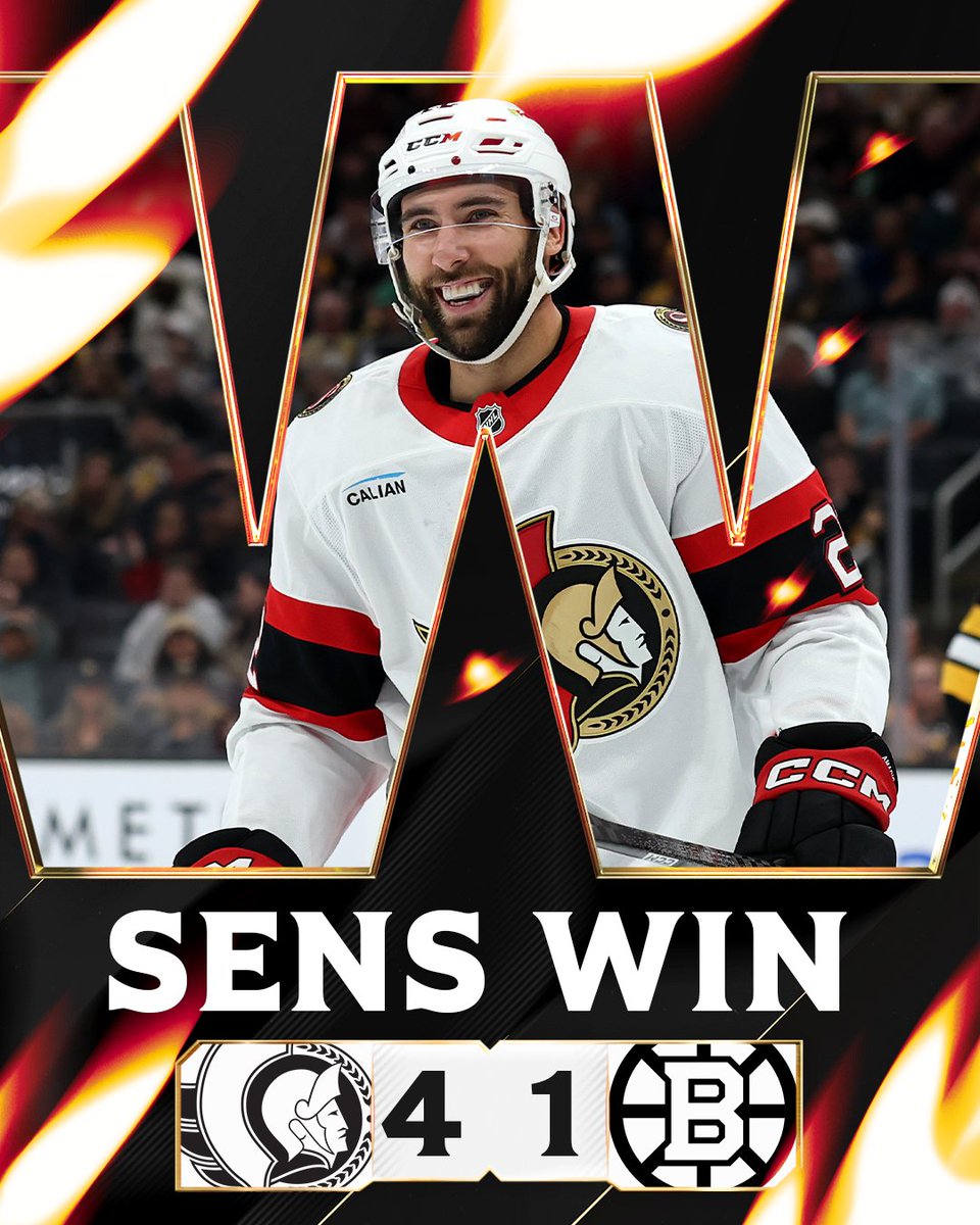 Senators's tweet photo. BACK-TO-BACK WINS TO START THE SEASON!!

#GoSensGo https://t.co/MG2ojiVD0n
