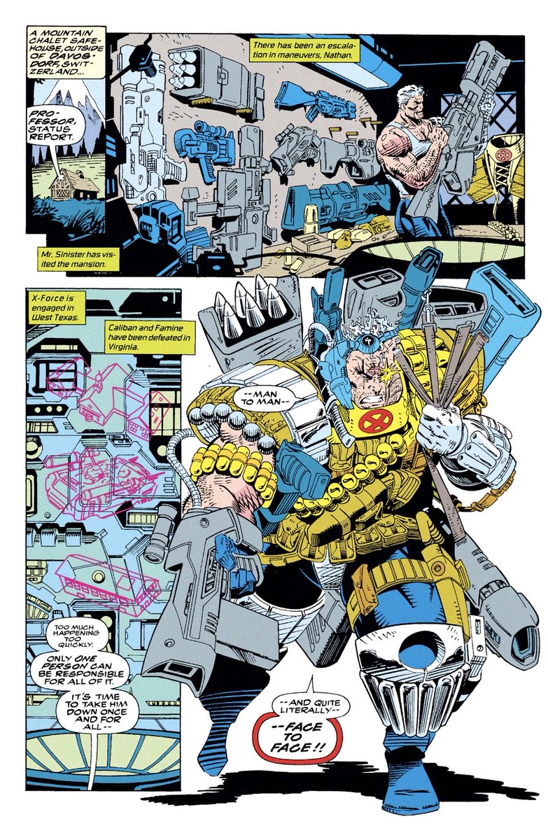 Daily_Cable's tweet photo. Happy #Mutantmonday
Some @GregCapullo goodness in X-Force #16
#Cable #marvel #marvelcomics #art #comics #90scomics #90smarvel #90sxmen #comicart #xmen #xforce #mutants #90s #dailyCable #Cableaday https://t.co/djgAI4N1TH