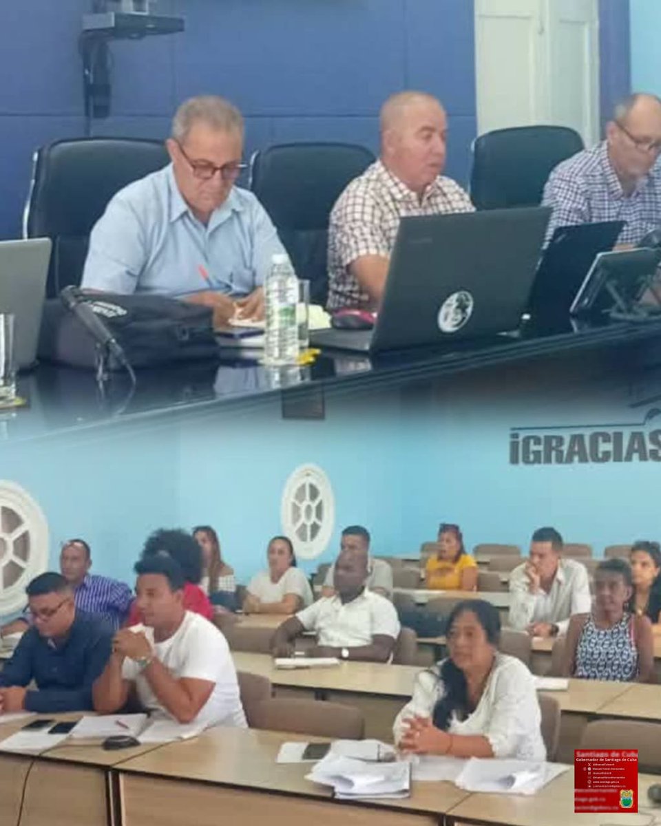ManuelFalconH's tweet photo. 🇨🇺 El Ministro de Finanzas y Precios, Vladimir Regueiro Ale, sostuvo un encuentro con el Consejo de Dirección de Finanzas y la ONAT para evaluar los ingresos y gastos del Presupuesto del Estado, así como las vías para que #SantiagoDeCuba alcance la condición de superávit. https://t.co/sDglFEcwhI