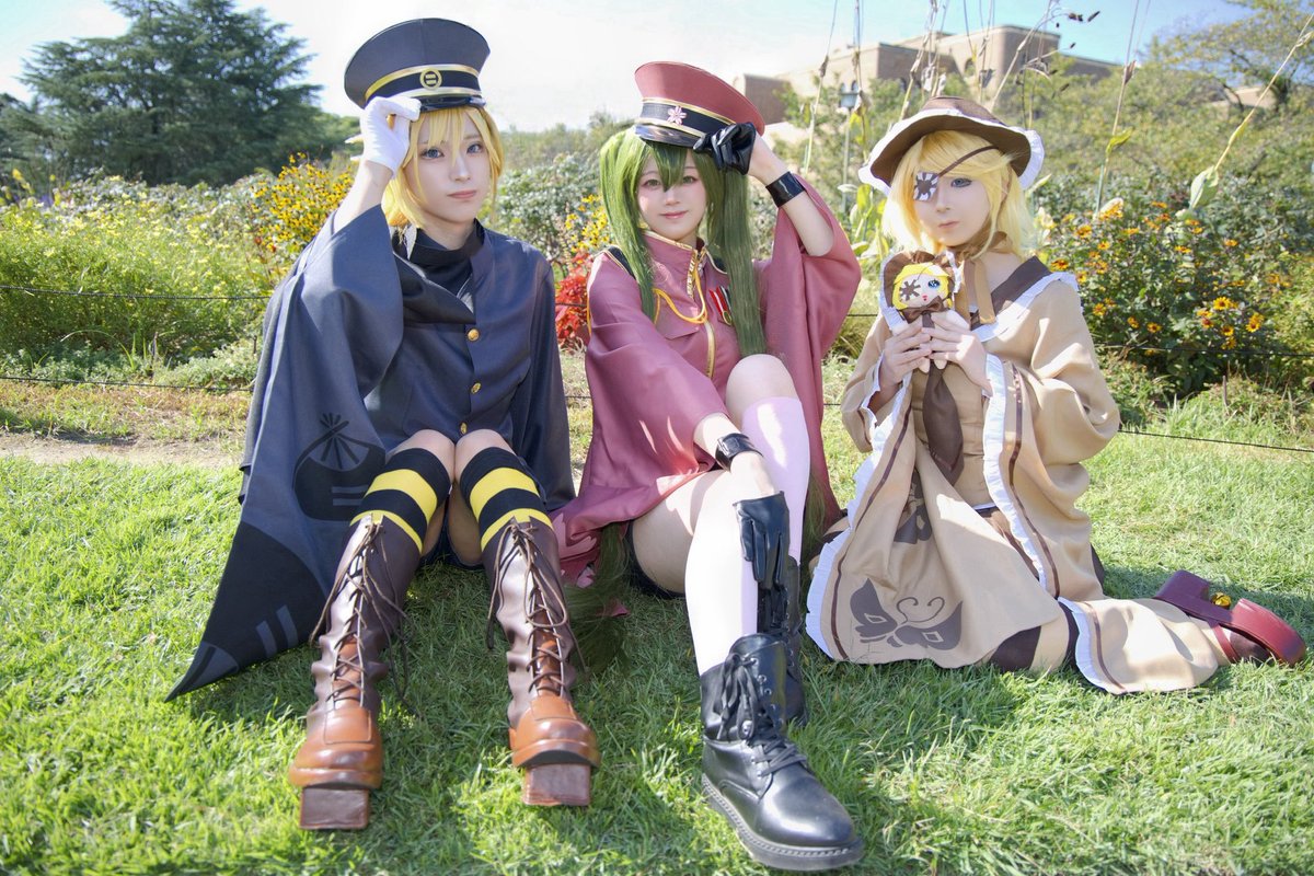 wonwon_cosp's tweet photo. ⚠︎コスプレ
ーーー
千本桜
未來：sena（@86lihp ）
鈴：湖宵（@koyoinocos ）
錬：をんをん
ーーー
📷・スザクさん（@Suzaku_0807 ）
撮影していただきました。

#アコスタ鶴舞 https://t.co/xU1Ufnx0EF