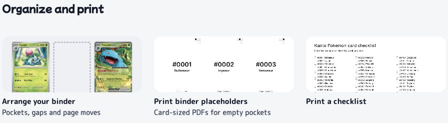 DexlistTracker's tweet photo. dexli's printing guides used card artwork as their covers.

I replaced it with the actual checklist sheet and pocket placeholders. The guide list now shows what each guide is for before you open it.

https://t.co/CcS2699zYy https://t.co/SI3TUa2Fia