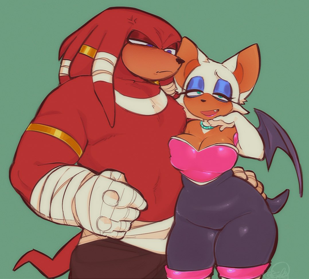 SprinkleCake00Z's tweet photo. Knuckles 🥊 &amp; Rouge 🦇

#rouge #knuckles #sonic https://t.co/QSSnx7lYOi